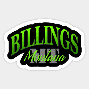 City Pride: Billings, Montana Sticker